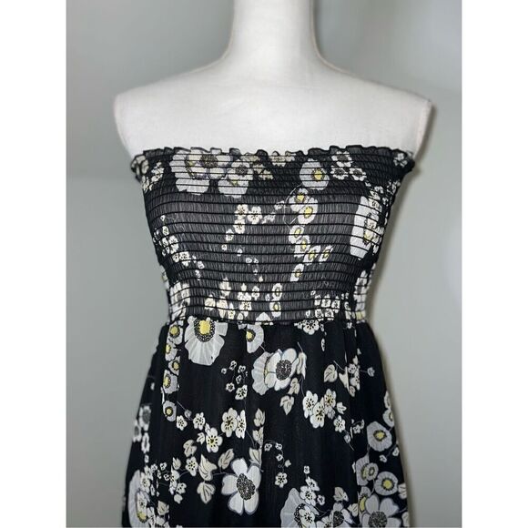 Vintage y2k Vertigo Paris Daisy Floral Maxi Tube Dress S - Picture 2 of 7